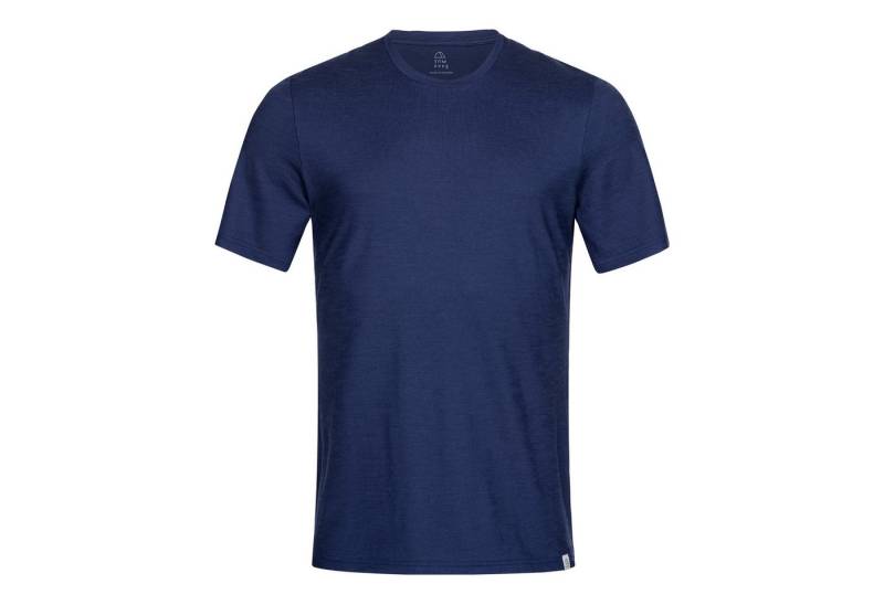 Tom Fyfe T-Shirt TOM FYFE Merino T-Shirt Slim Fit Herren Marine / S von Tom Fyfe