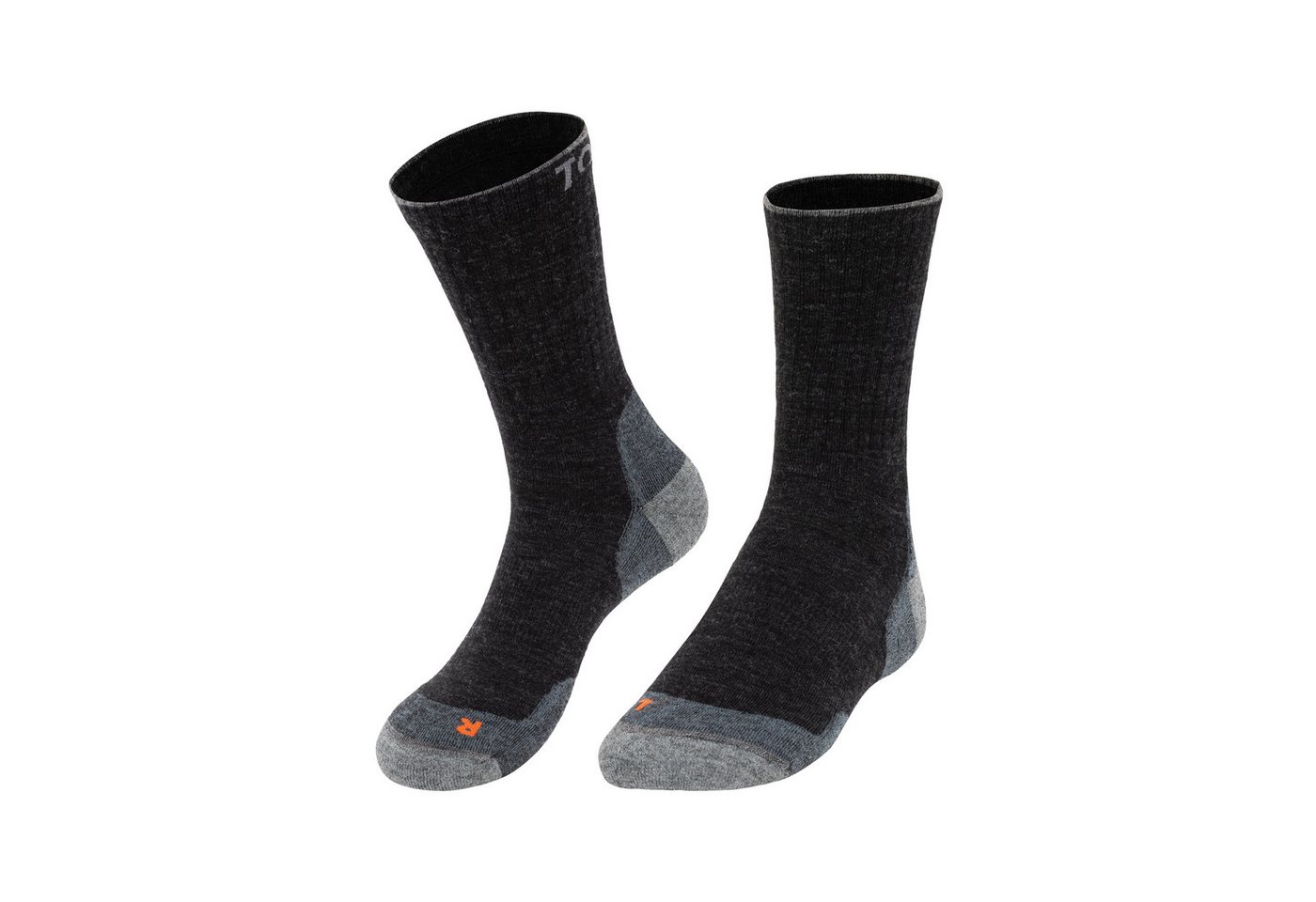 Tom Fyfe Wandersocken TOM FYFE Merino Wandersocken Unisex Anthrazit / 35-38 / 1 Paar (1-Paar) von Tom Fyfe