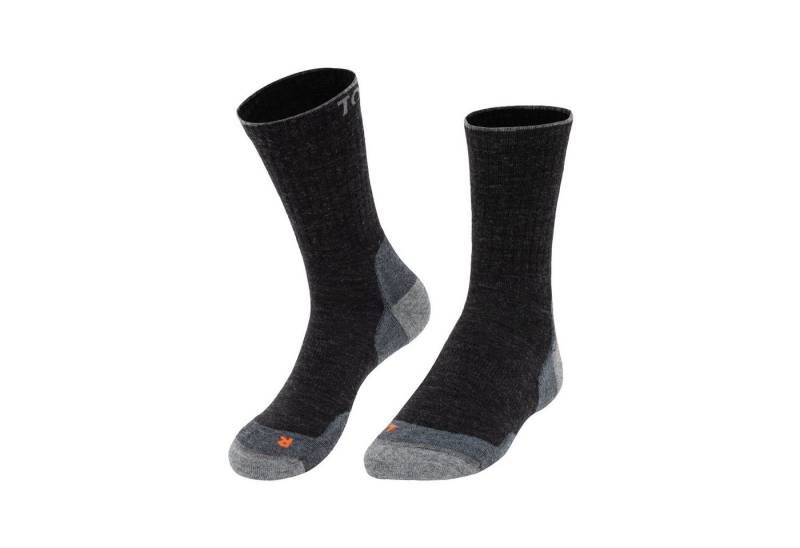 Tom Fyfe Wandersocken TOM FYFE Merino Wandersocken Unisex Anthrazit / 35-38 / 1 Paar von Tom Fyfe