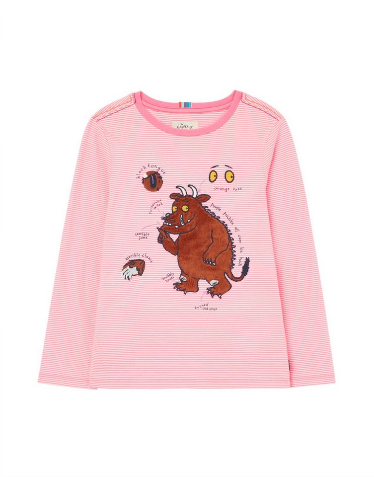 Tom Joule Langarmshirt Tom Joule Langarmshirt rosa AVA The Gruffalo Grüffelo mit Streifen von Tom Joule