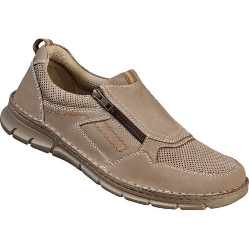 Tom Ramsey Herren Leder-Slipper mit Zipp von Tom Ramsey