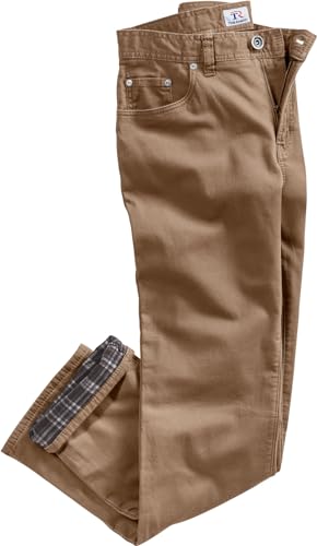 Tom Ramsey Herren Thermohose, Jeans Herren mit warmen Thermoinnenfutter, mit Strech in bequemen Regular Fit Schnitt, Beige, Gr. 52 von Tom Ramsey