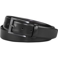 Tom Rusborg Ledergürtel mit Budapester-Prägung in 105 von Tom Rusborg