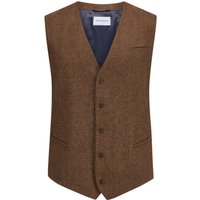 Tom Rusborg Anzugweste mit melierter Woll-Vorderseite Tom Rusborg Anzugweste mit melierter Woll-Vorderseite von Tom Rusborg