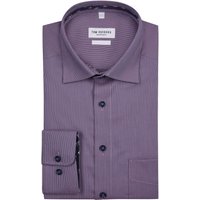 Tom Rusborg Bügelfreies Baumwollhemd mit geometrischem Muster von Tom Rusborg