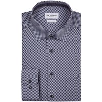 Tom Rusborg Bügelfreies Hemd aus Baumwolle mit geometrischem Muster von Tom Rusborg