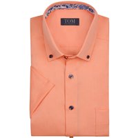 Tom Rusborg Bügelfreies Kurzarmhemd mit feiner Struktur von Tom Rusborg