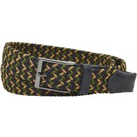 Tom Rusborg Elastischer Flechtgürtel mit Leder-Details im Farbmix in S von Tom Rusborg