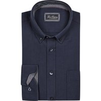 Tom Rusborg Flanellhemd aus Baumwolle mit Brusttasche, extralang von Tom Rusborg