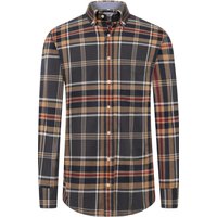 Tom Rusborg Flanellhemd mit Karomuster und Button-Down-Kragen in L von Tom Rusborg