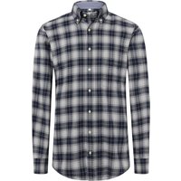 Tom Rusborg Flanellhemd mit Karomuster und Button-Down-Kragen in M von Tom Rusborg