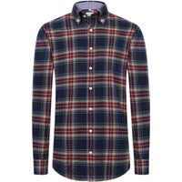 Tom Rusborg Flanellhemd mit Karomuster und Button-Down-Kragen in S von Tom Rusborg