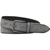 Tom Rusborg Genarbter Ledergürtel mit abgerundeter Schließe in 100 von Tom Rusborg