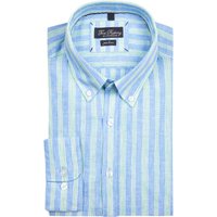 Tom Rusborg Gestreiftes Leinenhemd von Tom Rusborg