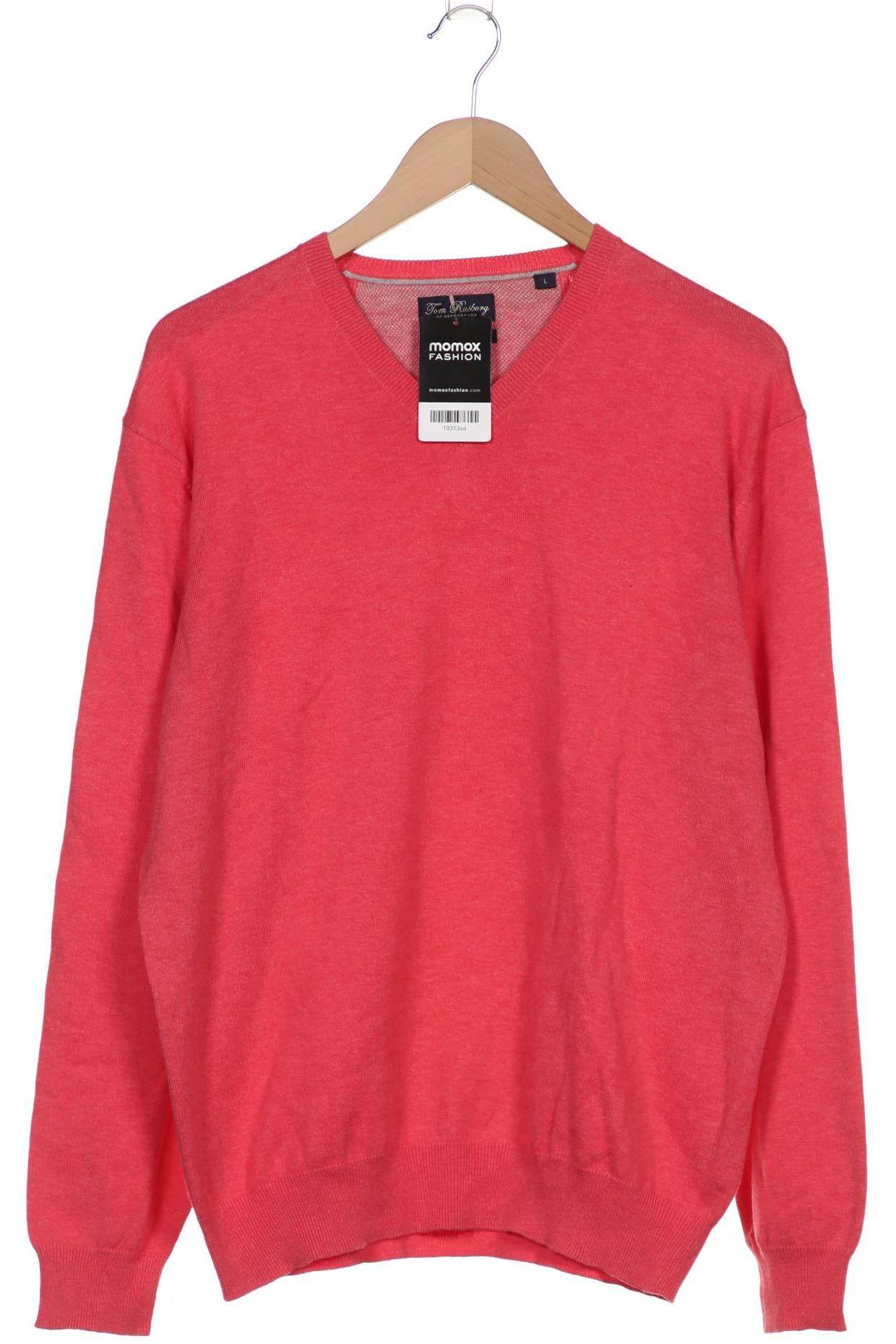 Tom Rusborg Herren Pullover, pink von Tom Rusborg