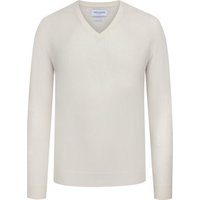 Tom Rusborg Kaschmirpullover mit V-Ausschnitt von Tom Rusborg
