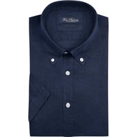 Tom Rusborg Kurzarmhemd aus Leinen mit Button-Down-Kragen von Tom Rusborg