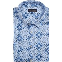 Tom Rusborg Kurzarmhemd mit Allover-Dessin von Tom Rusborg