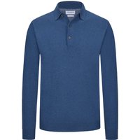 Tom Rusborg Softer Langarm-Poloshirt aus Merinowolle und Kaschmir in M von Tom Rusborg