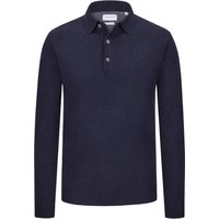 Tom Rusborg Softer Langarm-Poloshirt aus Merinowolle und Kaschmir in M von Tom Rusborg
