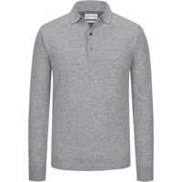 Tom Rusborg Softer Langarm-Poloshirt aus Merinowolle und Kaschmir in XL von Tom Rusborg