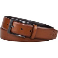 Tom Rusborg Ledergürtel mit Budapester-Prägung in 85 von Tom Rusborg