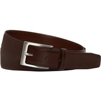 Tom Rusborg Ledergürtel mit eckiger Metallschließe in 80 von Tom Rusborg