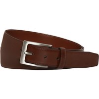 Tom Rusborg Ledergürtel mit eckiger Metallschließe in 95 von Tom Rusborg