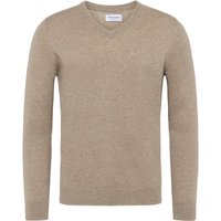 Tom Rusborg Leichter Kaschmirpullover mit V-Ausschnitt in L von Tom Rusborg