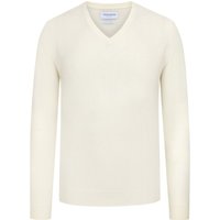 Tom Rusborg Leichter Kaschmirpullover mit V-Ausschnitt in XL von Tom Rusborg
