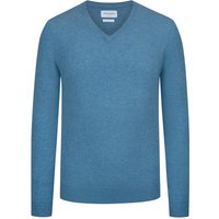 Tom Rusborg Leichter Kaschmirpullover mit V-Ausschnitt in XXL von Tom Rusborg