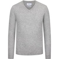 Tom Rusborg Leichter Kaschmirpullover mit V-Ausschnitt in XXL von Tom Rusborg