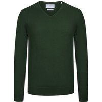 Tom Rusborg Leichter Pullover mit V-Ausschnitt aus maschinenwaschbarer Merinowolle in L von Tom Rusborg