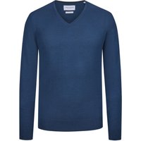 Tom Rusborg Leichter Pullover mit V-Ausschnitt aus maschinenwaschbarer Merinowolle in M von Tom Rusborg