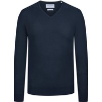 Tom Rusborg Leichter Pullover mit V-Ausschnitt aus maschinenwaschbarer Merinowolle in XL von Tom Rusborg