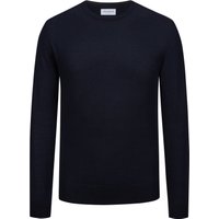 Tom Rusborg Leichter Rundhalspullover aus maschinenwaschbarer Merinowolle in XXL von Tom Rusborg