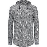 Tom Rusborg Leinen-Tunika mit Kapuze und Kordelzug von Tom Rusborg