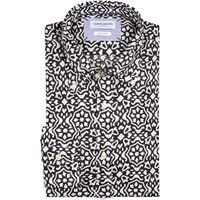 Tom Rusborg Leinenhemd mit abstraktem Muster in XL von Tom Rusborg