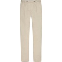 Tom Rusborg Leinenhose mit Bundfalte und Tunnelzug von Tom Rusborg