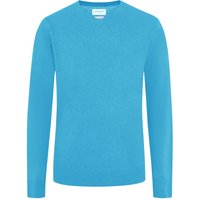 Tom Rusborg Pullover mit V-Ausschnitt aus Merinowolle mit Kaschmir in S von Tom Rusborg