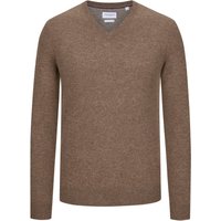 Tom Rusborg Pullover mit V-Ausschnitt aus Merinowolle mit Kaschmir in XXL von Tom Rusborg