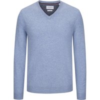 Tom Rusborg Pullover mit V-Ausschnitt aus Merinowolle mit Kaschmir in XXL von Tom Rusborg