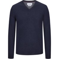 Tom Rusborg Pullover mit V-Ausschnitt aus Merinowolle mit Kaschmir in XXL von Tom Rusborg