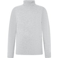 Tom Rusborg Rollkragenpullover aus Kaschmir mit frontseitigem Webmsuter in XXL von Tom Rusborg