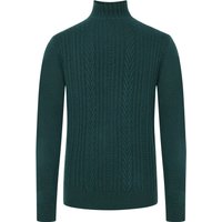 Tom Rusborg Rollkragenpullover aus Merinowolle mit Webmuster in S von Tom Rusborg
