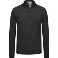 Tom Rusborg Softer Troyer aus Merinowolle und Kaschmir mit Ellenbogenpatches in XL von Tom Rusborg