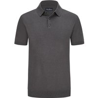 Tom Rusborg Softes Strick-Poloshirt aus Leinen-Baumwolle-Mix von Tom Rusborg