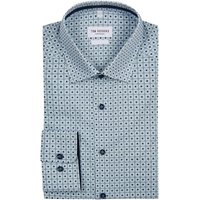 Tom Rusborg Strukturiertes Hemd aus Baumwolle mit Ausputz und Brusttasche von Tom Rusborg