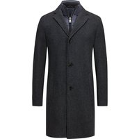 Tom Rusborg Wollmantel mit heraustrennbarer Steppblende von Tom Rusborg