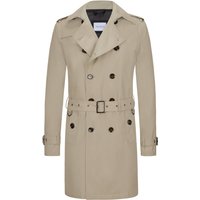 Tom Rusborg Zweireihiger Trenchcoat mit heraustrennbarem Stepp-Futter in 25 von Tom Rusborg